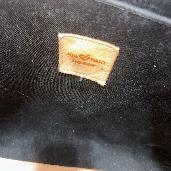 Jon Hart The Weekender Travel Bag 22'' Mint Coated Canvas Duffle Tote Luggage - Picture 3 of 15